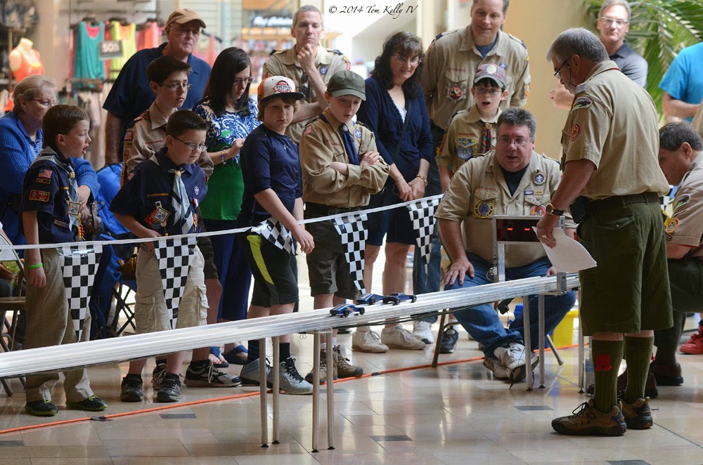 Tom Kelly IV Recent Works Boy Scouts Pinewood Derby at Exton Square mall