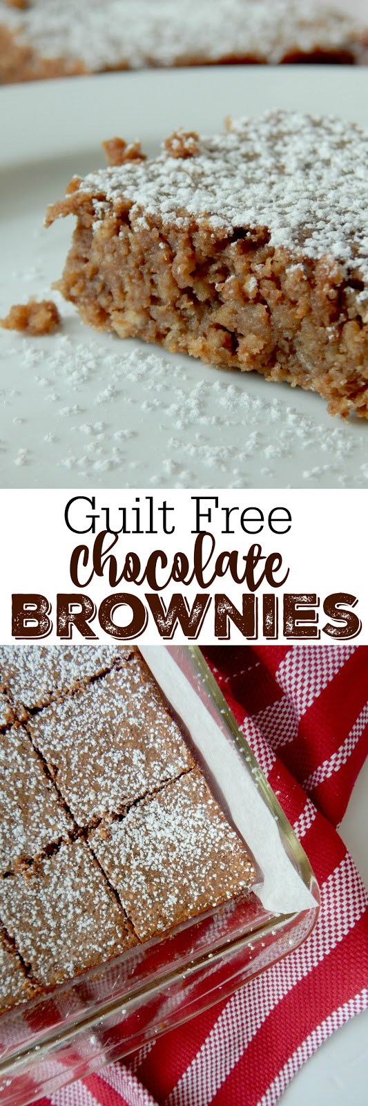 Guilt Free Chocolate Brownies...a few healthy swaps make these brownies healthier, yet still are decadent, fudgy and tasty! (sweetandsavoryfood.com)