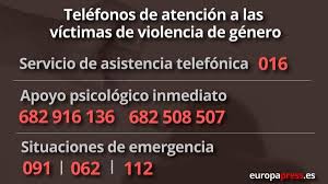 TELF. APOYO VIOLENCIA DE GENERO