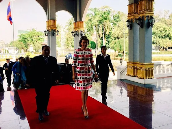 Queen Mathilde, honorary President of Unicef Belgium, is on a four days mission in Laos