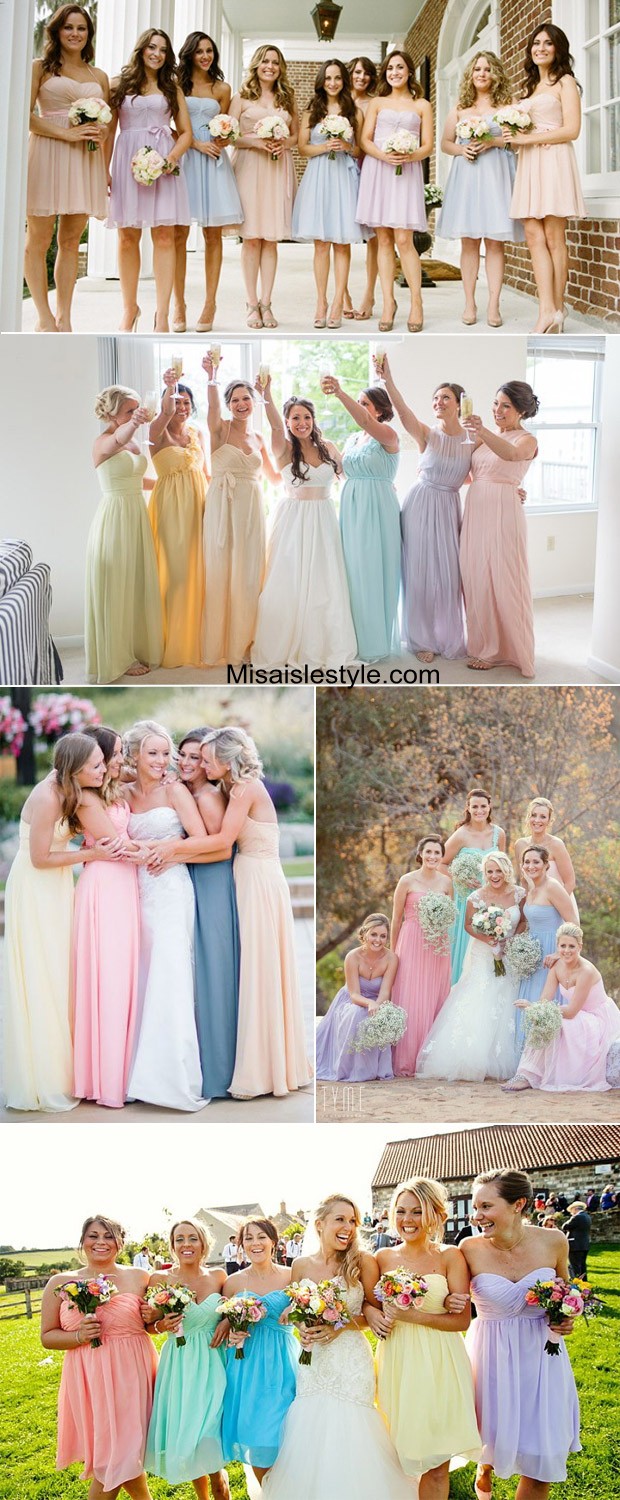 MisAisleStyle Top 10 Colors for Bridesmaid Dresses