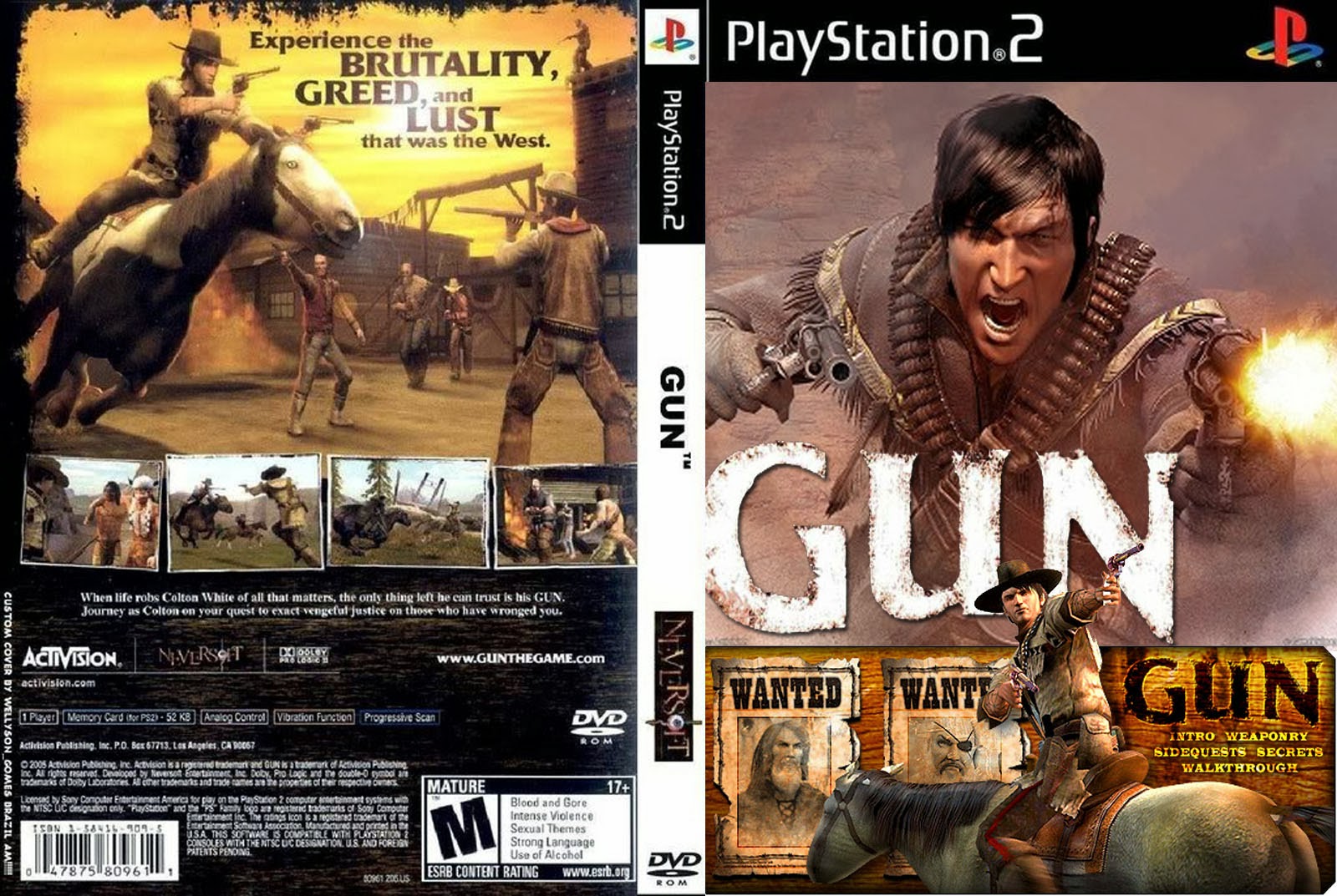 Playstation 2 русский язык. Gun ps2. Gun ps2 обложка. Gun (2005) ps2. Gun ps2 русская версия.