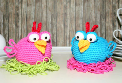 amigurumi crochet Easter Chick & Chicken