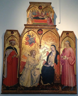 Pinacoteca di Siena: Annunciazione di Maria Vergine di Taddeo di Bartolo