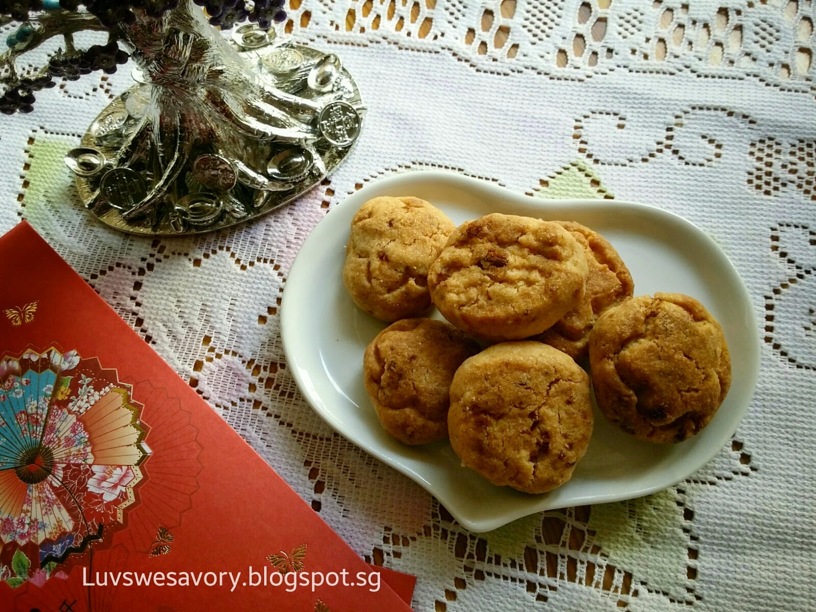Luvswesavory Pork Floss Cookies (2015 CNY cookie 1)