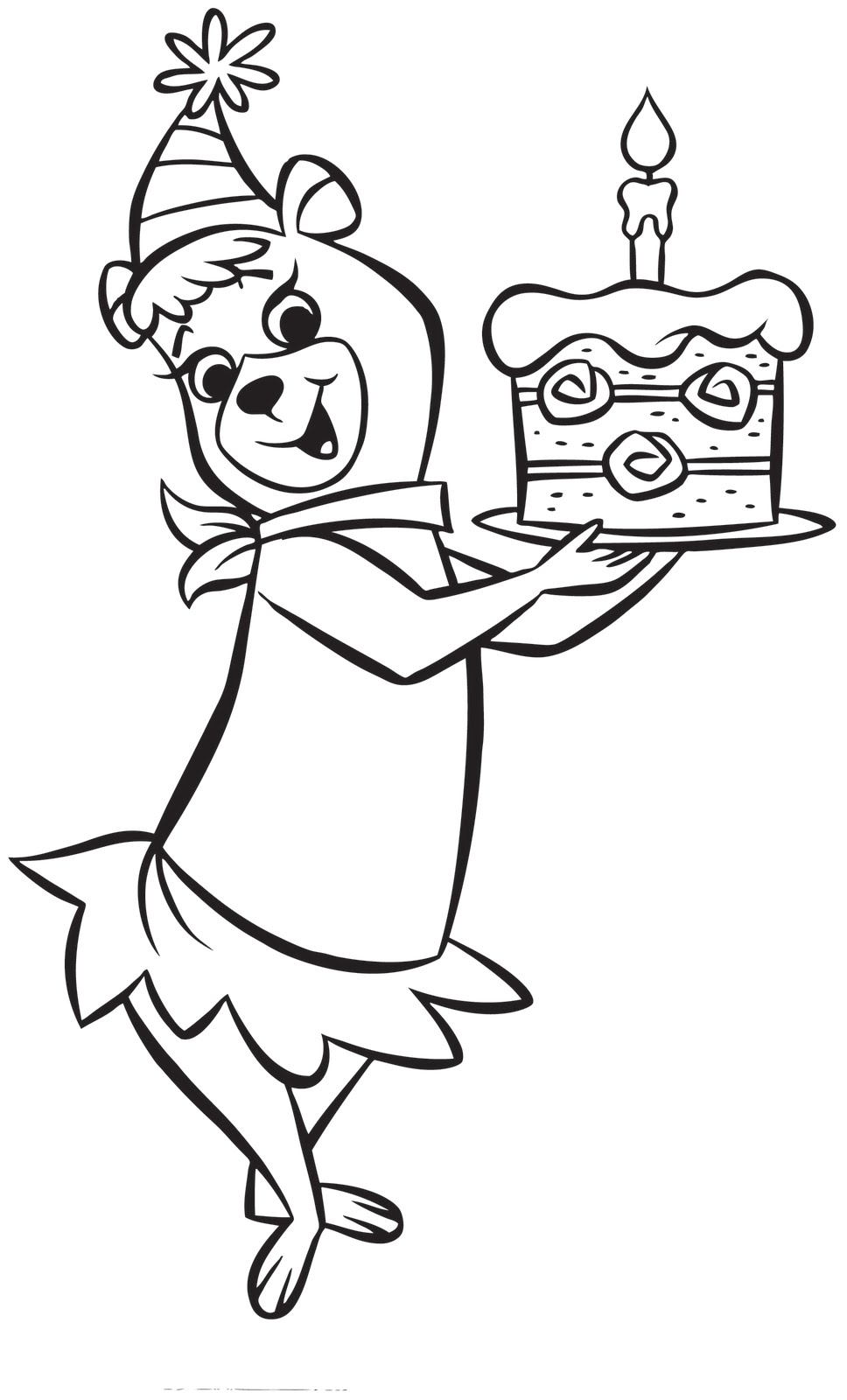 yogi bear and cindy coloring pages - photo #13
