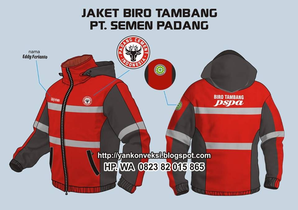 JAKET KARYAWAN TAMBANG PT SEMEN PADANG