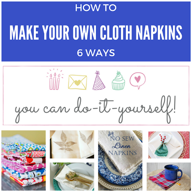 How to Make Your Own Cloth Napkins