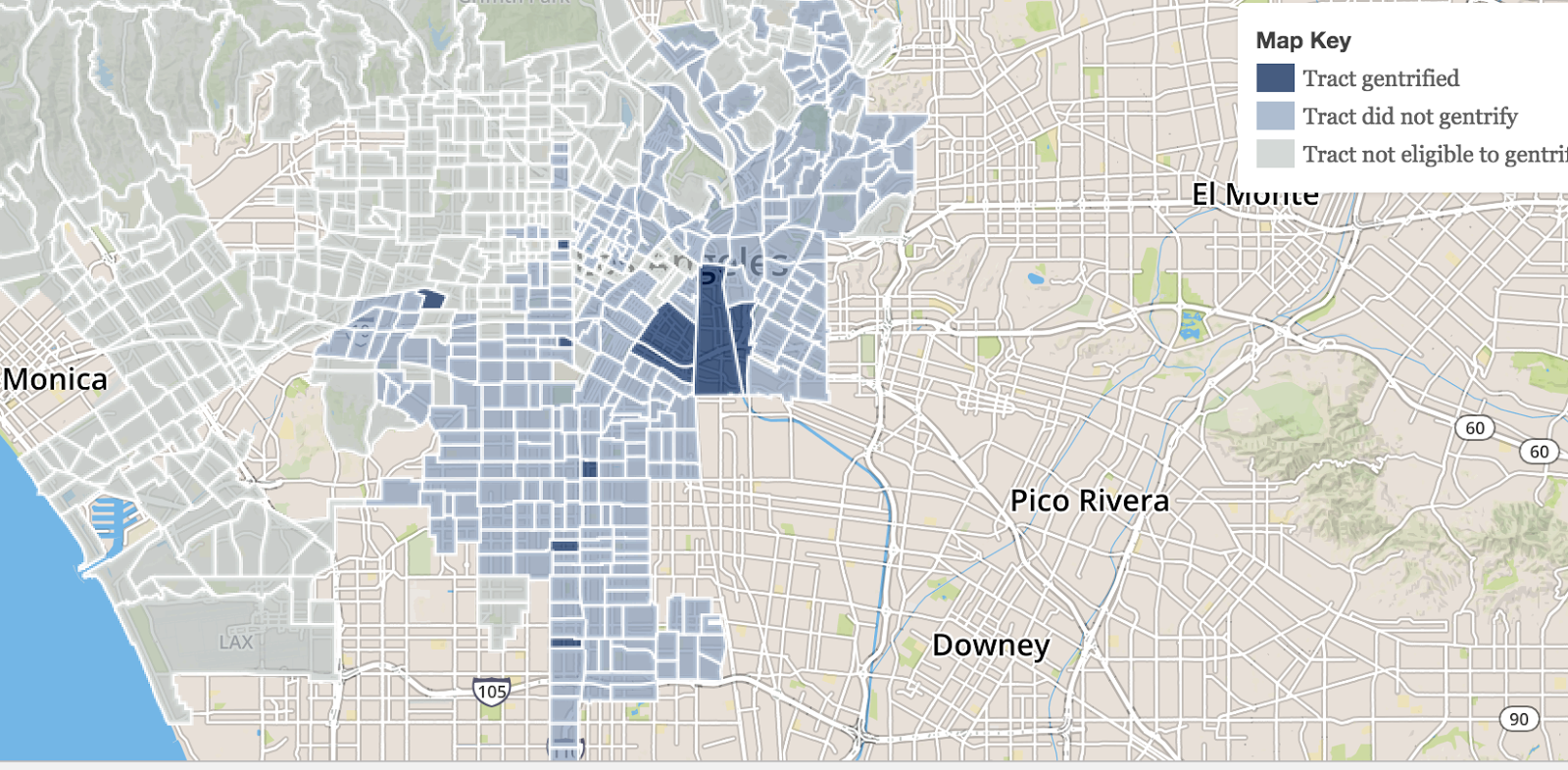 End Gentrification Los Angeles Gentrification Maps and Data
