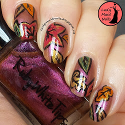 nail nails september fall challenge autumn maid