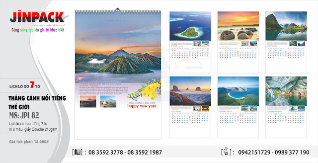 Mẫu lịch tết Phong Cảnh, mẫu lịch phong cảnh thế giới 2017 - 17