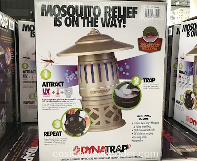 Costco 1028588 - DynaTrap Insect Trap (DT1050-CST-DEC): great during dusk and the summer