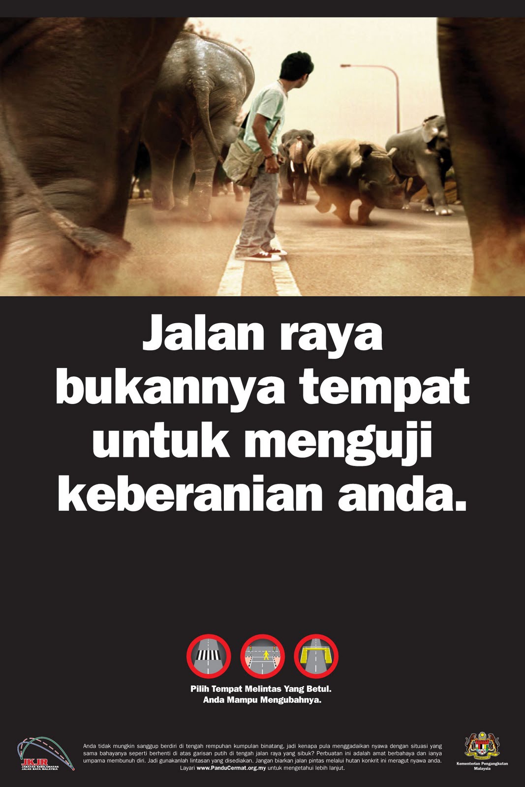 Bahasa Melayu: Poster Keselamatan Jalan Raya