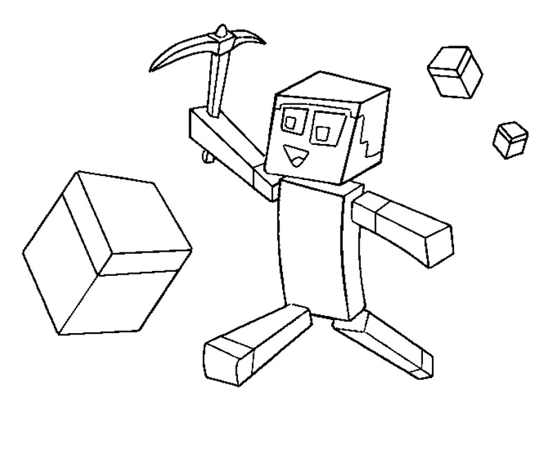 Coloring Pages For Minecraft ~ Top Coloring Pages
