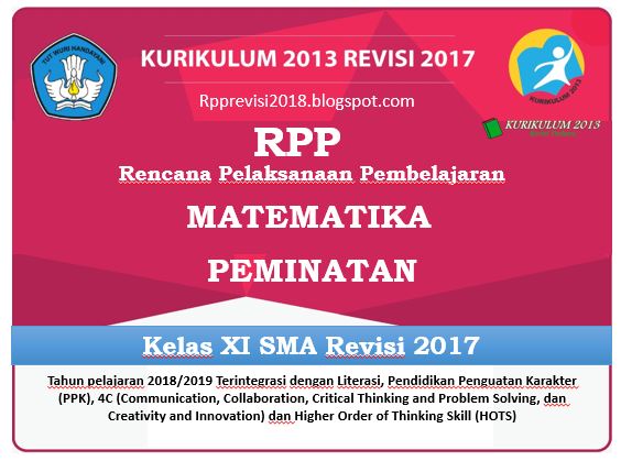 RPP Matematika Peminatan Kelas XI SMA/MA Kurikulum 2013