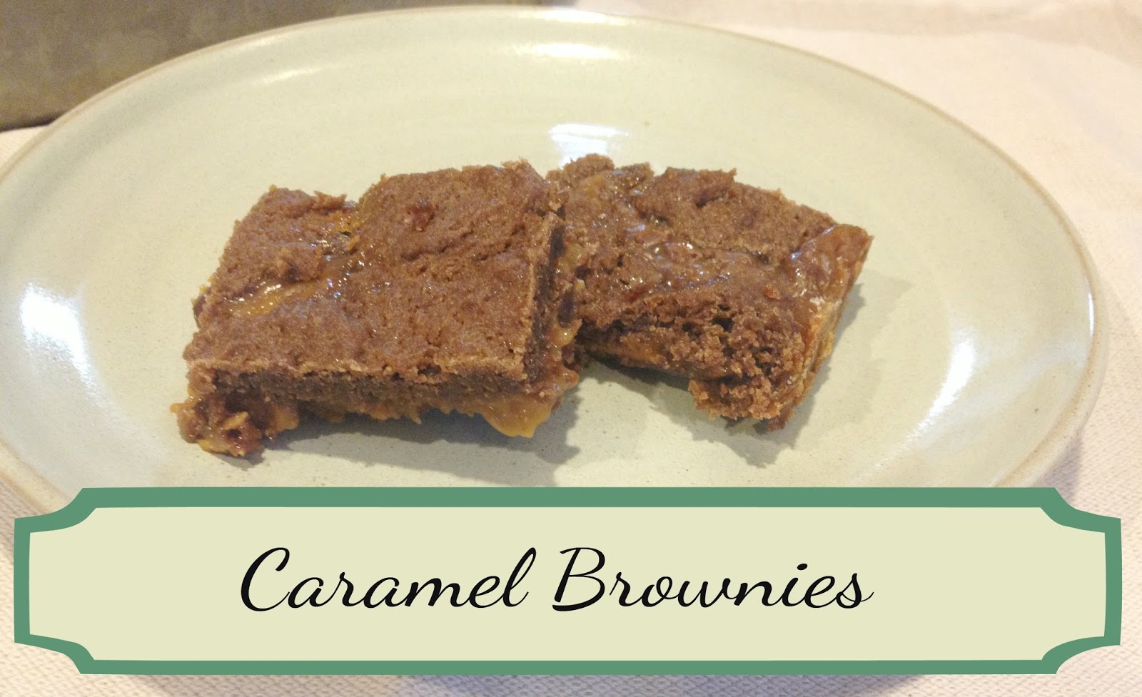 Best Caramel Brownies EVER