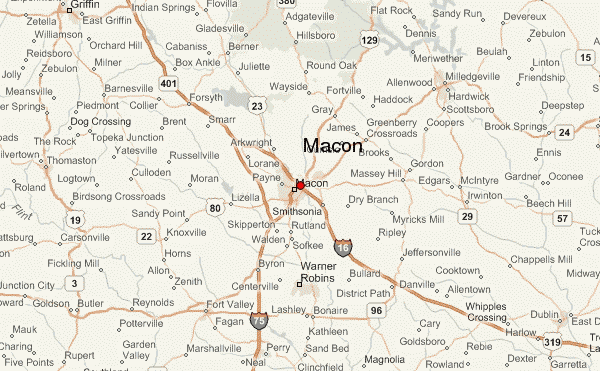 35 Map Of Macon Georgia Maps - Macon.10