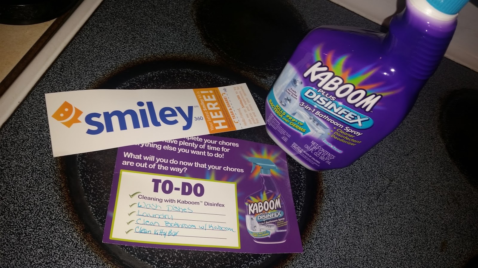 Zombiee's Reviews Kaboom Disinfex 3in1 Bathroom Cleaner