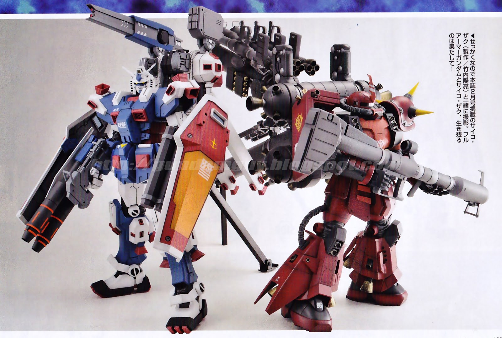 GUNDAM GUY: 1/100 FA-78-1 Full Armor Gundam Thunderbolt Ver. - Custom Build