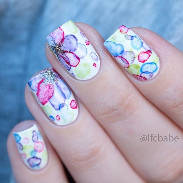 7 WATERCOLOR NAIL ART IDEAS Non stop Fashions