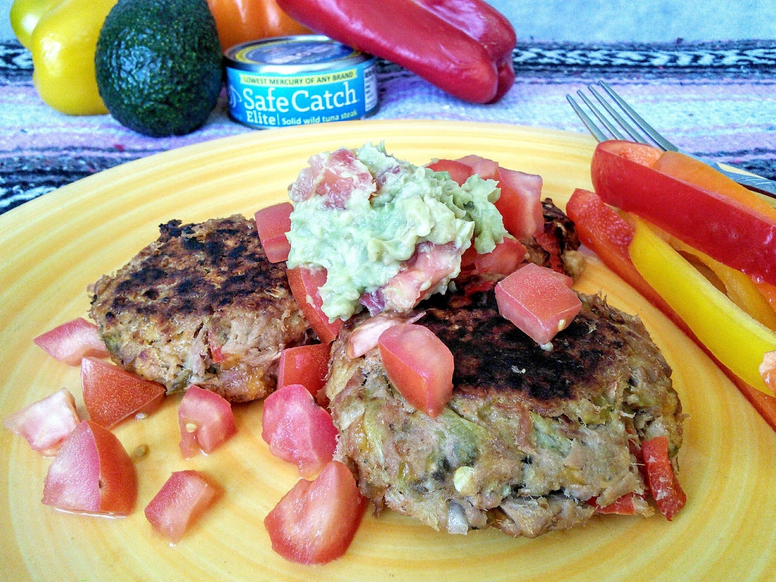 Spicy Southwest Green Chile Tuna Cakes