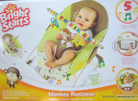 Bright Starts Monkey Business 5 Melodies Bouncer