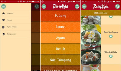 ResepKoki, Aplikasi Daftar Resep Masakan Indonesia