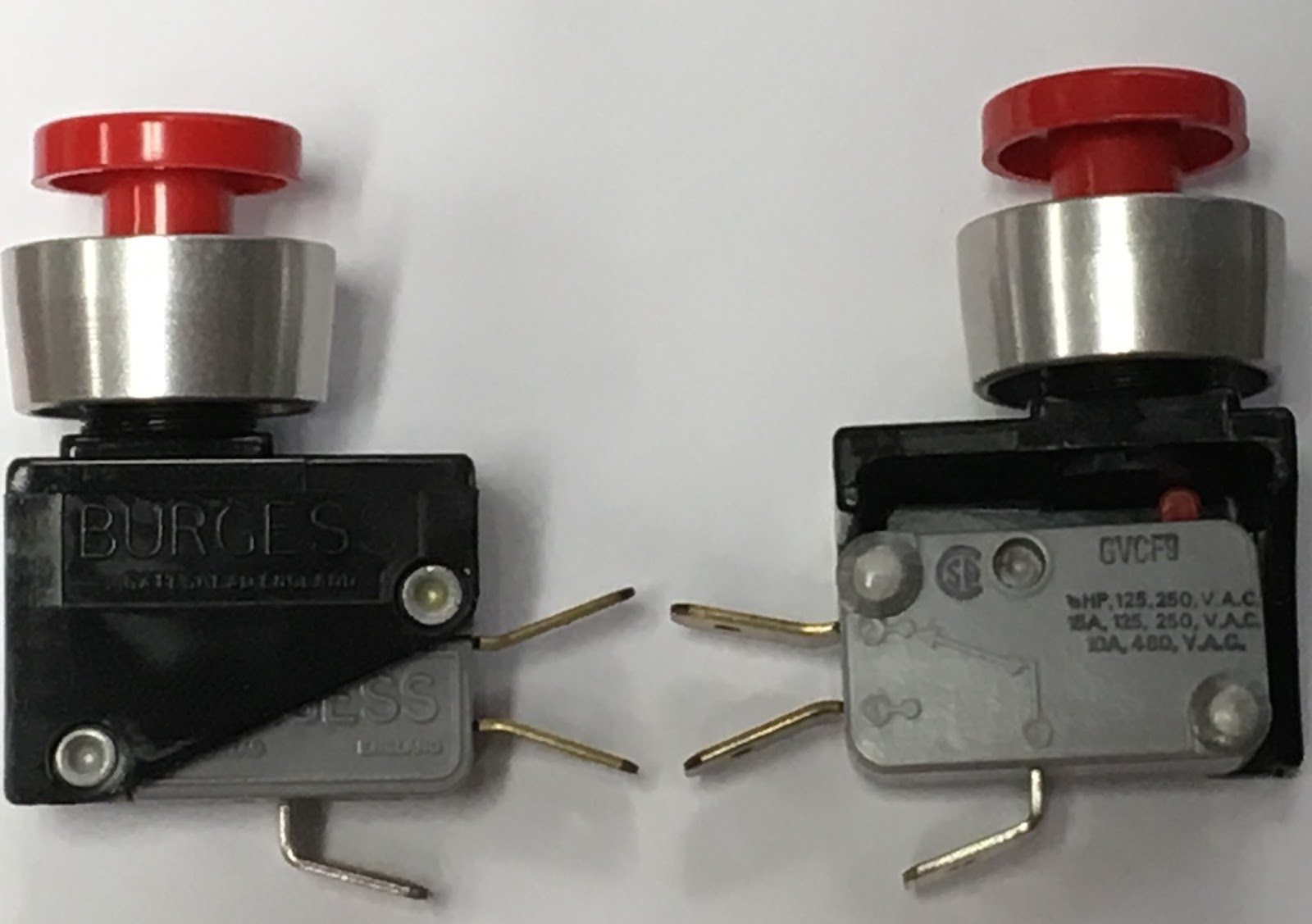Industrial Electric Switches: Burgess Saia Switches at Sords Electric