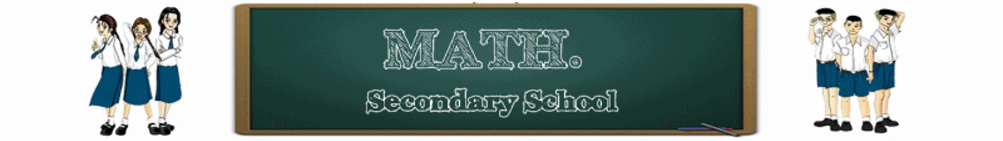  MATH. SecondarySchool 