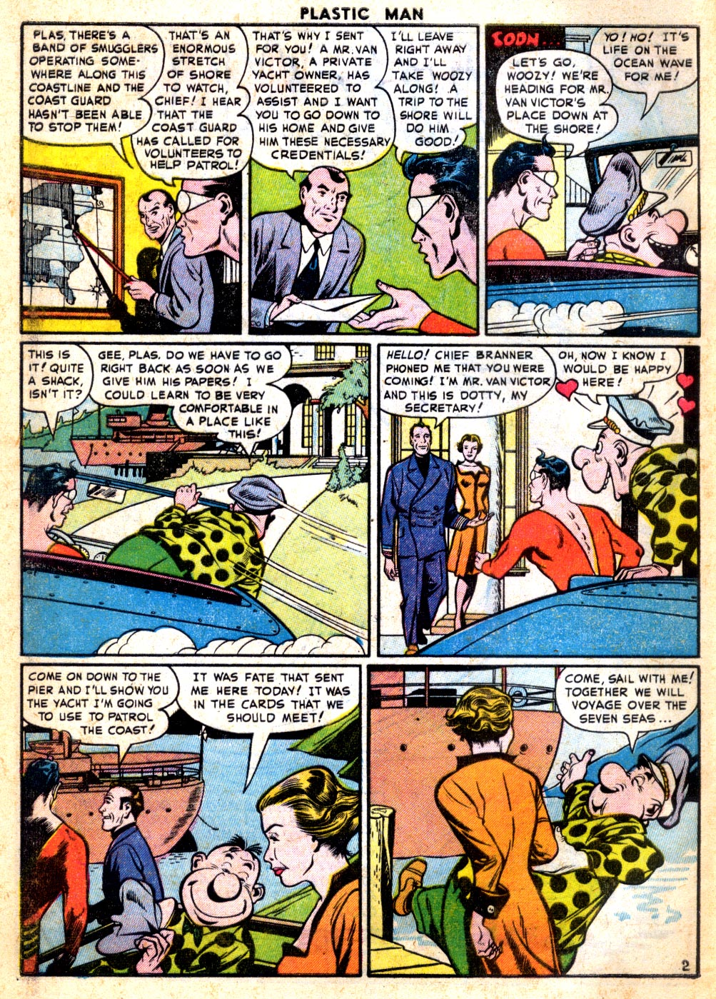 Read online Plastic Man (1943) comic -  Issue #54 - 4