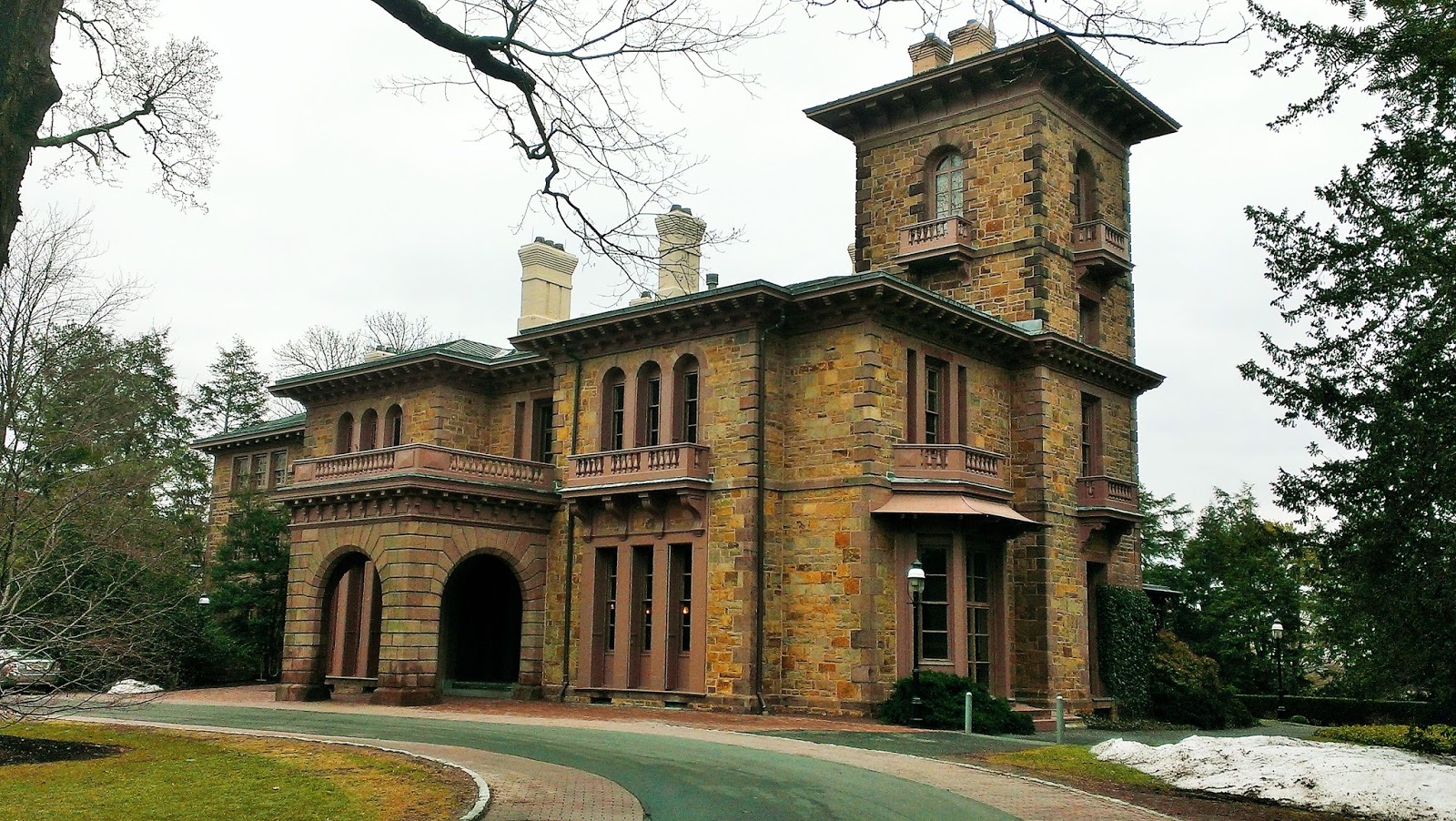 The Picturesque Style Italianate Architecture 'Prospect House' the