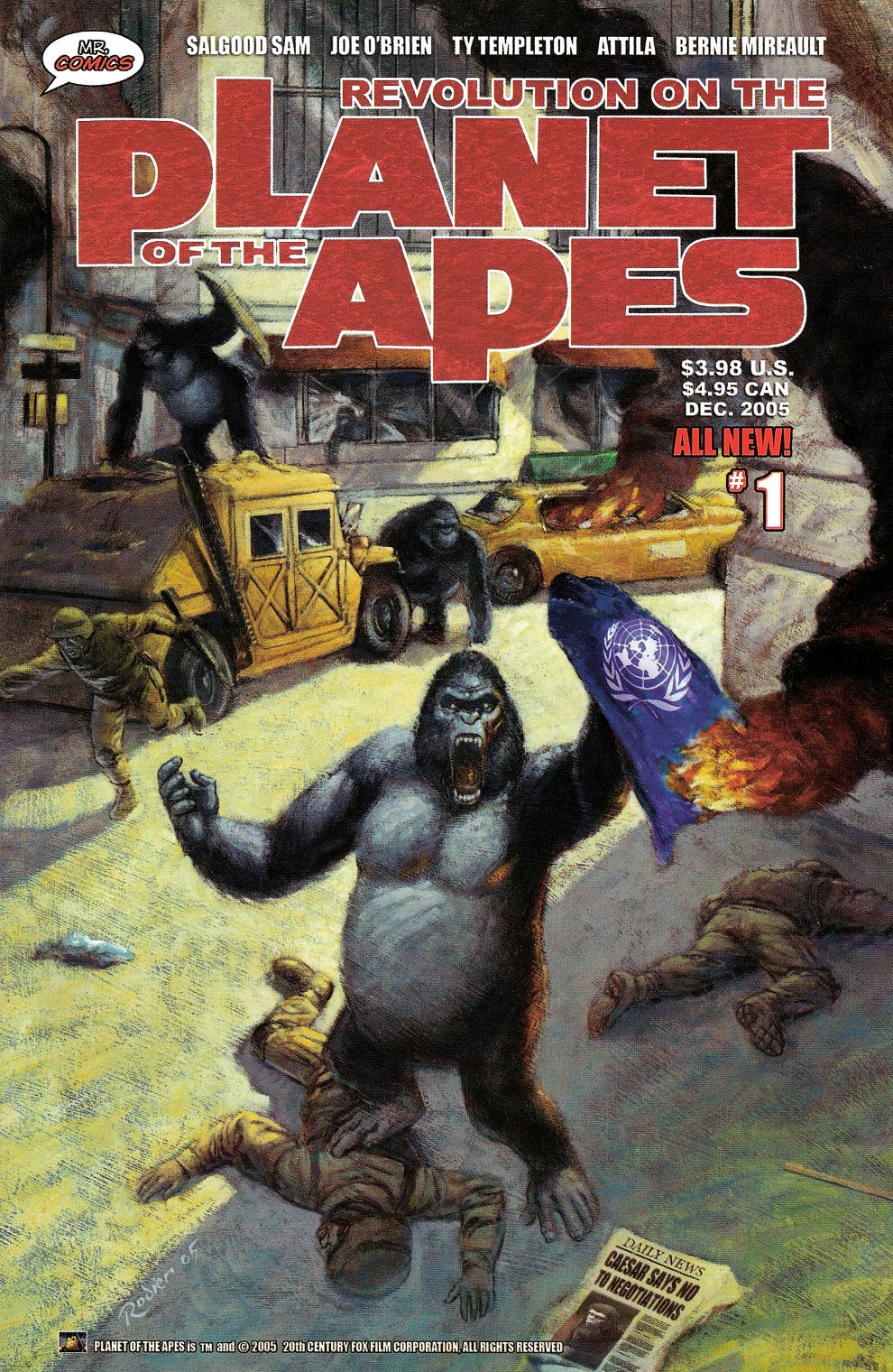 Read online Revolution on the Planet of the Apes comic -  Issue #1 - 1