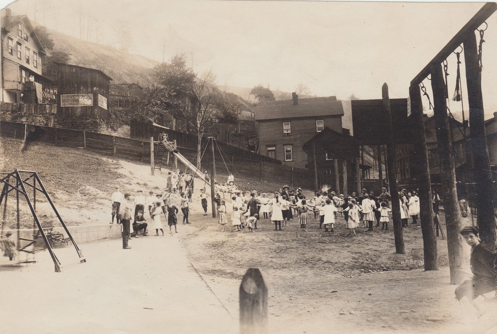 Vintage Johnstown Minersville Playground 1918