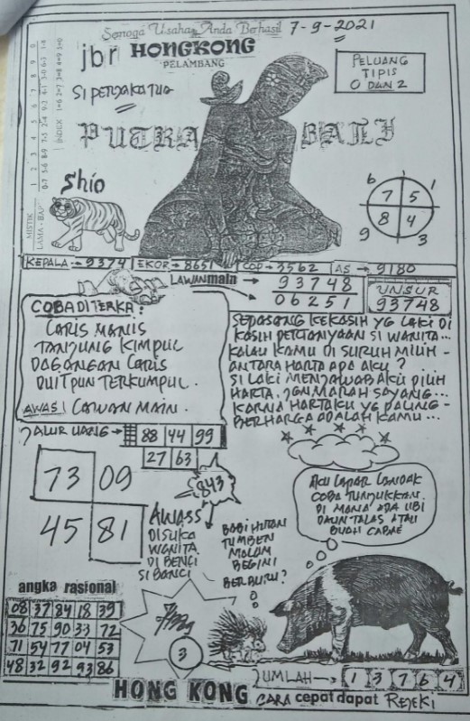 Kode Syair HK Lengkap Minggu 29 Agustus 2021 SYAIR TOGEL