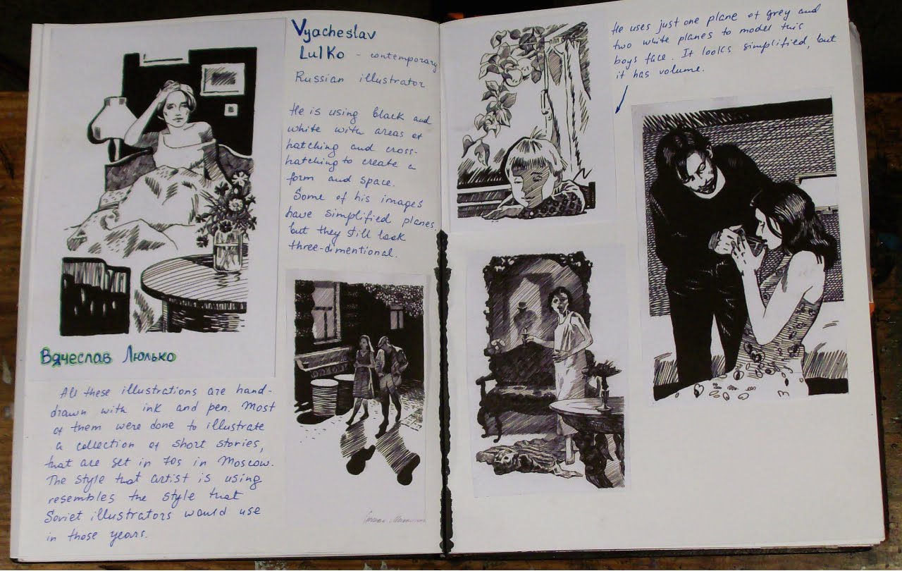 MCA Drawing 2: Sketchbook Examples
