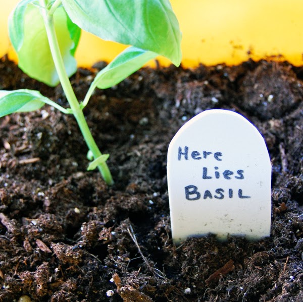 The Craftinomicon Easy Gravestone Garden Markers