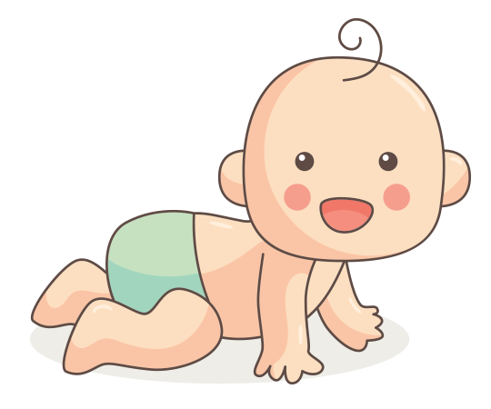 Bayi Lucu (Cute Baby) Cartoon PNG ~ Omah PNG