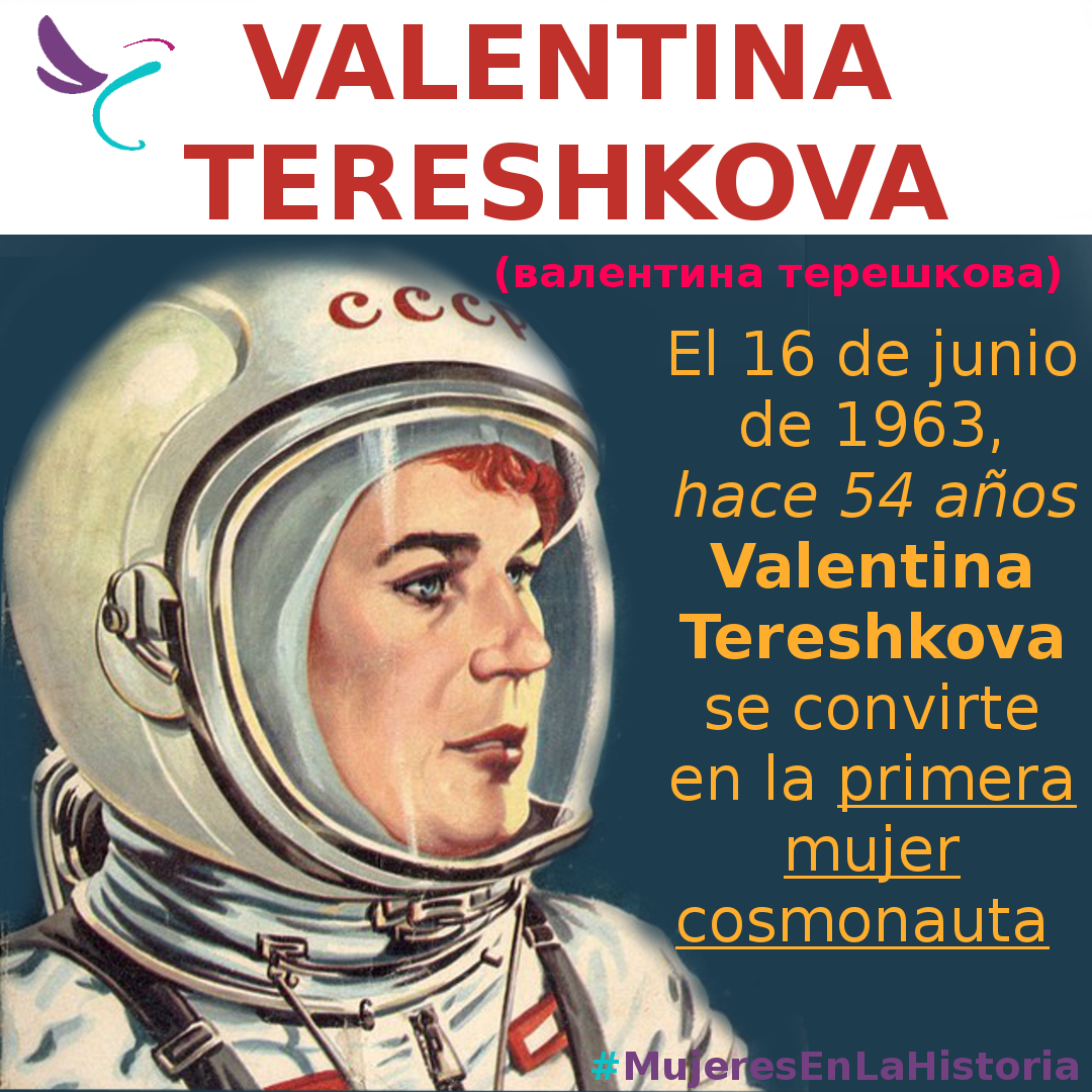 Mujeres en la Historia Valentina Tereshkova (валентина терешкова) La primera mujer cosmonauta Mujeres en la Historia Valentina Tereshkova (валентина терешкова) La primera mujer cosmonauta