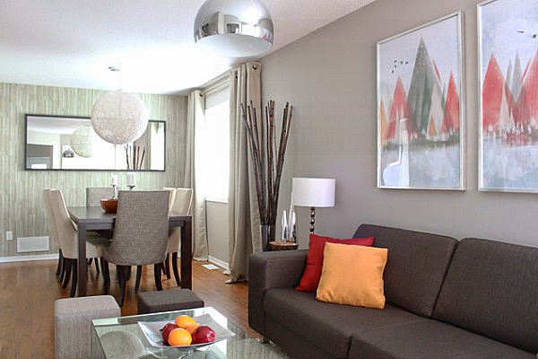 Interior Color scheme: Combination of complementary colors