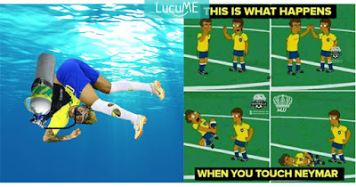 7 Meme Nyindir 'Neymar Diving' Saat Lawan Swiss, Kocak Parah!