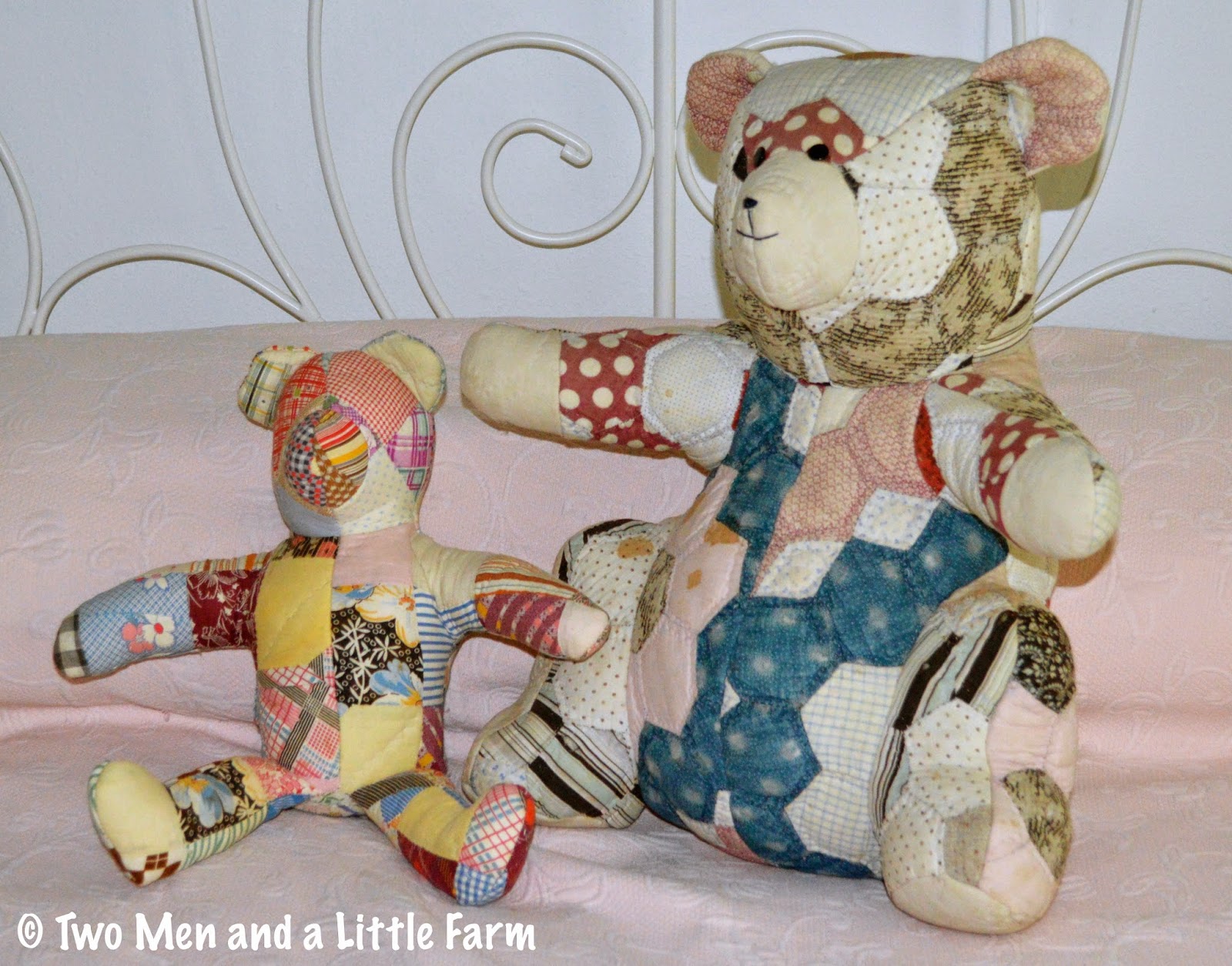 Two Men and a Little Farm QUILTED STUFFED ANIMALS