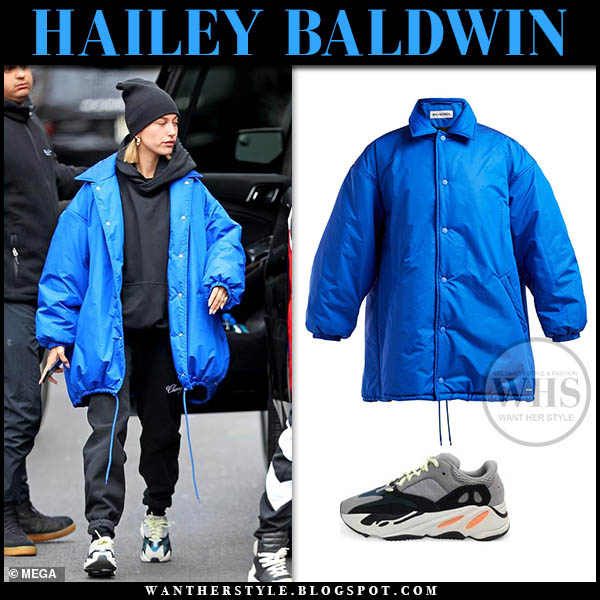 hailey baldwin adidas jacket