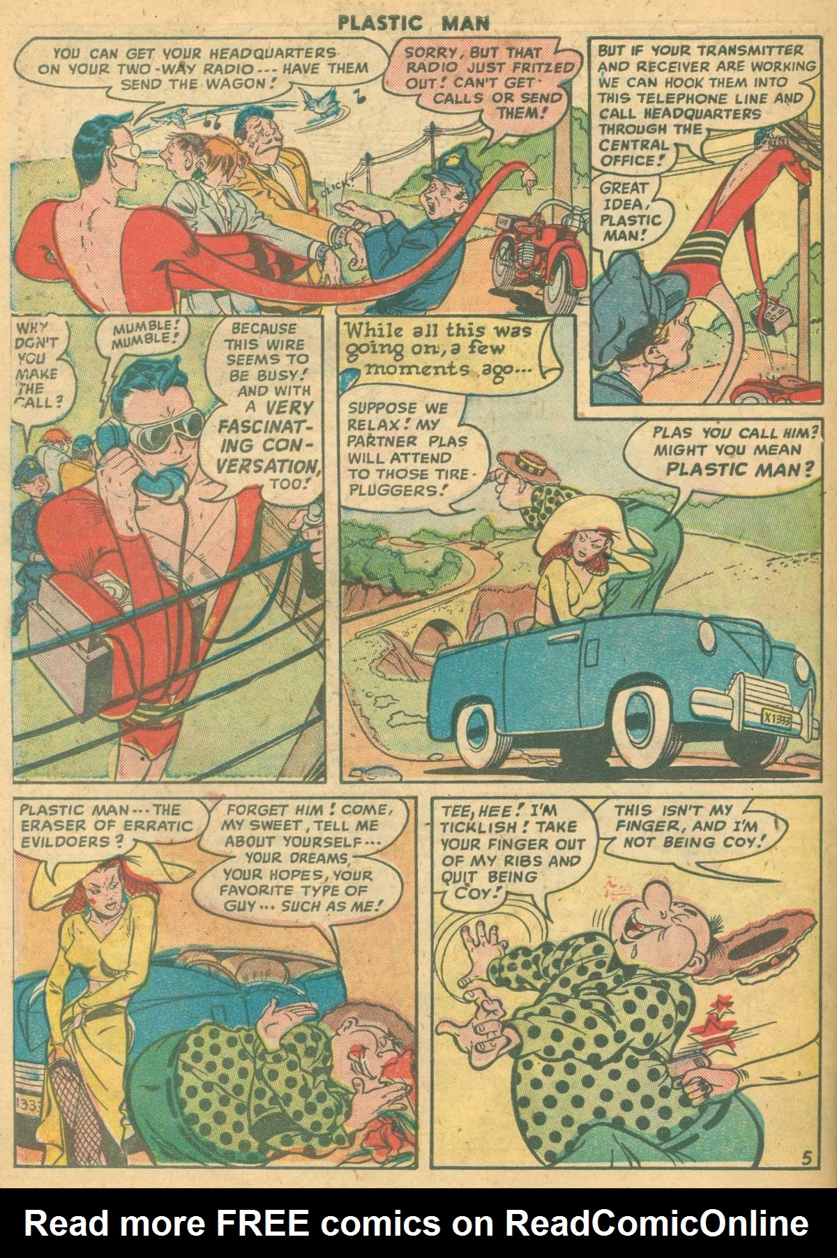 Read online Plastic Man (1943) comic -  Issue #13 - 40