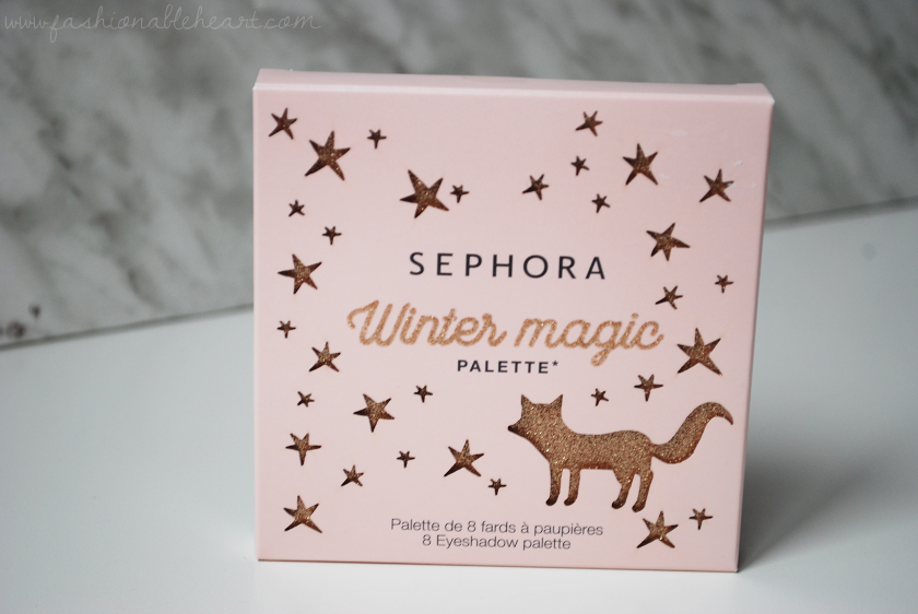 bbloggers, bbloggersca, canadian beauty bloggers, beauty blog, sephora collection, sephora, sephora canada, winter magic, palette, fox, rose gold, shimmer, matte, swatches, product review, affordable, budget friendly, holidays 2017, christmas, stocking stuffer, 8 eyeshadows, eyeshadow palette, vib sale