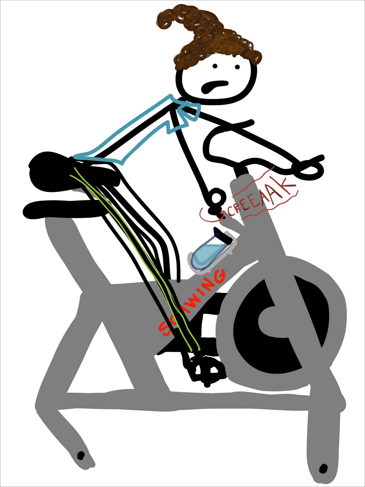 Indoor Cycling Bike Clip Art - Cliparts.