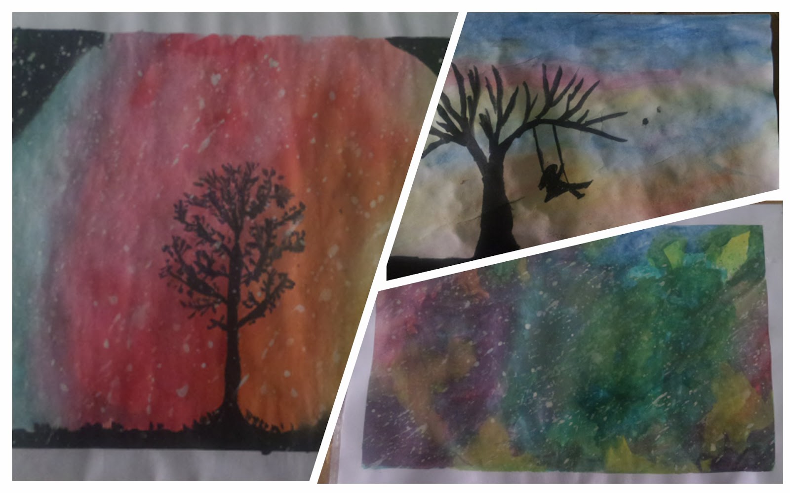 رسم بالألوان المائية نور الهدى محمد سعد