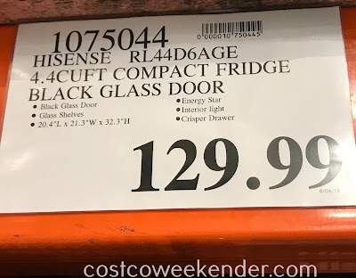 Deal for the Hisense RS44G1 Compact Refrigerator at Costco