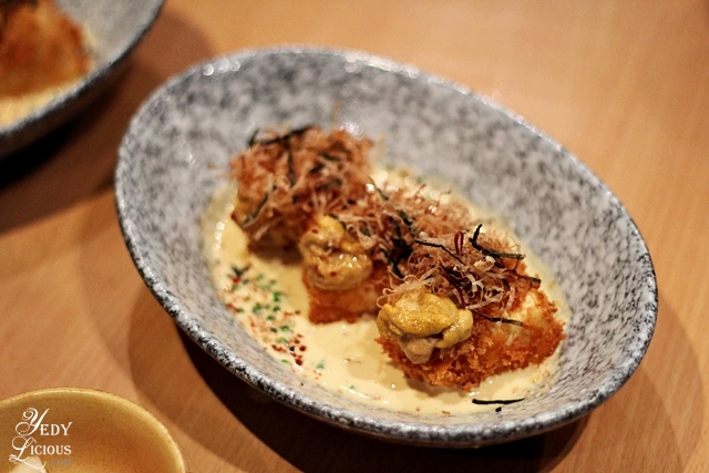 Tofu Katsu with Uni