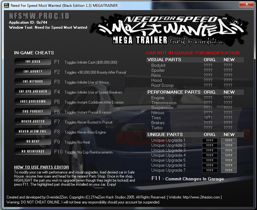 Cheat Need For Speed Most Wanted Pc Membuka Semua Mobil