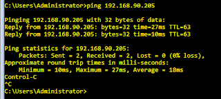 Pinging the Cisco ISE